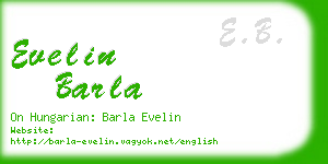 evelin barla business card